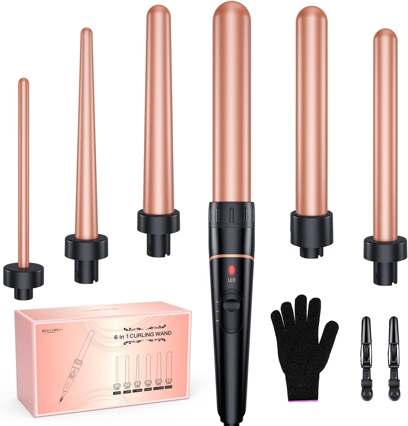 2 wand outlet curling iron