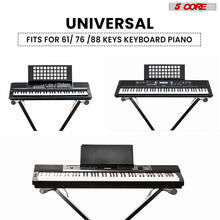 Load image into Gallery viewer, 5 Core Keyboard Stand Digital Piano Riser Adjustable X Style Electric Key Board Casio Synth Holder Foldable Portable Fits 54 61 88 Keys - KS 1X
