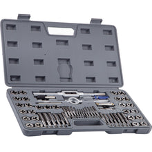 Load image into Gallery viewer, VEVOR Tap and Die Set, 60 PCS Tap Set Metric and Sae with Metal Storage Case, Carbon Steel pipe threader for Internal and External, Tap &amp; Die Sets Used for Create New Threads or Repair Damaged Threads
