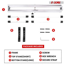 Load image into Gallery viewer, 5 Core Keyboard Stand Digital Piano Riser Adjustable X Style Electric Key Board Casio Synth Holder Foldable Portable Fits 54 61 88 Keys - KS 1X
