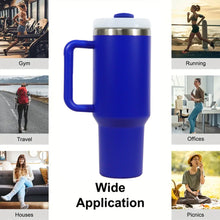 Load image into Gallery viewer, 40oz V2 large capacity tumbler,  With Handle And Straw Lid, Insulated Reusable Stainless Steel Water Bottles Travel Mug Coffee Cup car cup water cup For Men Women Outdoor Camping Driving, gift
