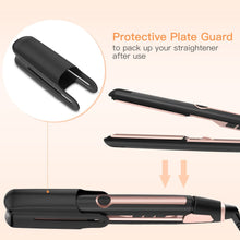 Load image into Gallery viewer, BESTOPE Pro Hair Straightener, 1-inch Ceramic Ionic Flat Iron with Digital LCD Display, Dual Voltage, Instant Heat Up, Adjustable Temperature, Auto Shut-Off, 3D Floating Plates For All Hair Types
