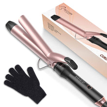 Load image into Gallery viewer, BESTOPE PRO Curling Iron 1.25 inch,  1 1/4 in Hair Curling Wand Tourmaline Ceramic Coating Hair Curler with Cool Tip Glove
