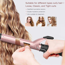 Load image into Gallery viewer, BESTOPE PRO Curling Iron 1.25 inch,  1 1/4 in Hair Curling Wand Tourmaline Ceramic Coating Hair Curler with Cool Tip Glove
