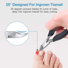 Load image into Gallery viewer, Toenail Clippers for Thick Nails Clippers for Ingrown Hard Toe Nail Fingernail Nail Scissors Nippers
