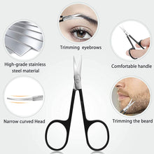 Load image into Gallery viewer, Eyebrow Tweezers Professional Set 6Pcs Precision Tweezer for Eyebrows Plucking Ingrown Hair Removal Tool, Daily Beauty Tool for Women and Men
