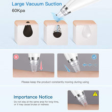 Load image into Gallery viewer, Blackhead Remover Vacuum Professional Pore Cleaner, Electric Acne Extractor , USB Rechargeable Blackhead Remover Tool Kit with 3 Modes 6 Suction Probes
