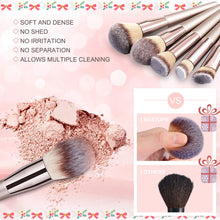 Load image into Gallery viewer, BESTOPE Pro 20 PCs Makeup Brushes Set
